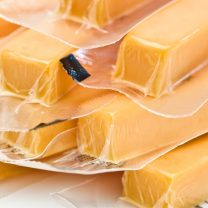 Packaging of cheese